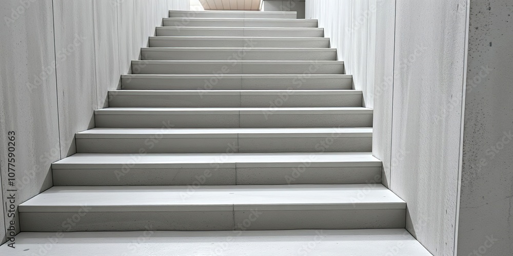 Modern stair step design made of reinforced concrete material for construction projects, construction project, contemporary Modern stair step design made of reinforced concrete material for construction projects, construction project, contemporary