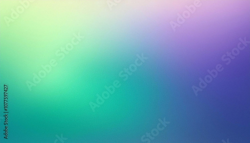 Abstract Gradient Background in Teal, Green,