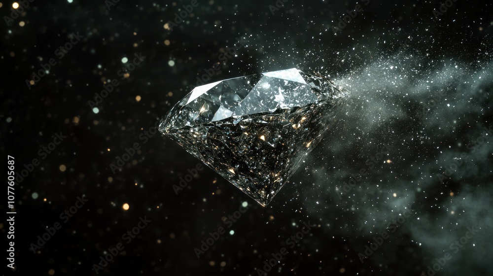 Diamond Dust: A Sparkling Gem in Motion Diamond Dust: A Sparkling Gem in Motion