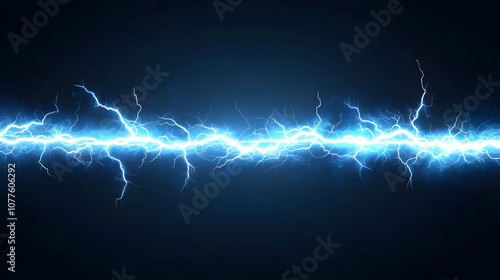 Electric Spark Abstract Background, blue, bright, electricity, energy, flash