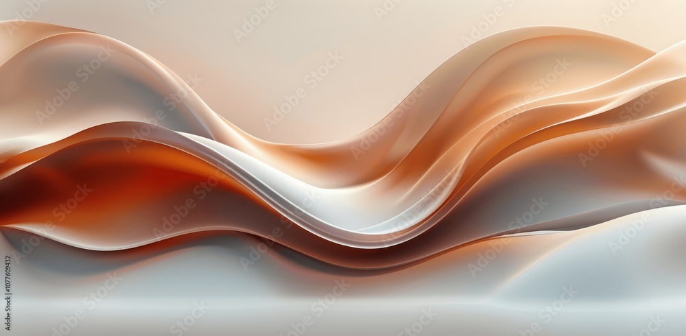 Obraz premium Modern Abstract Wave Shapes Background