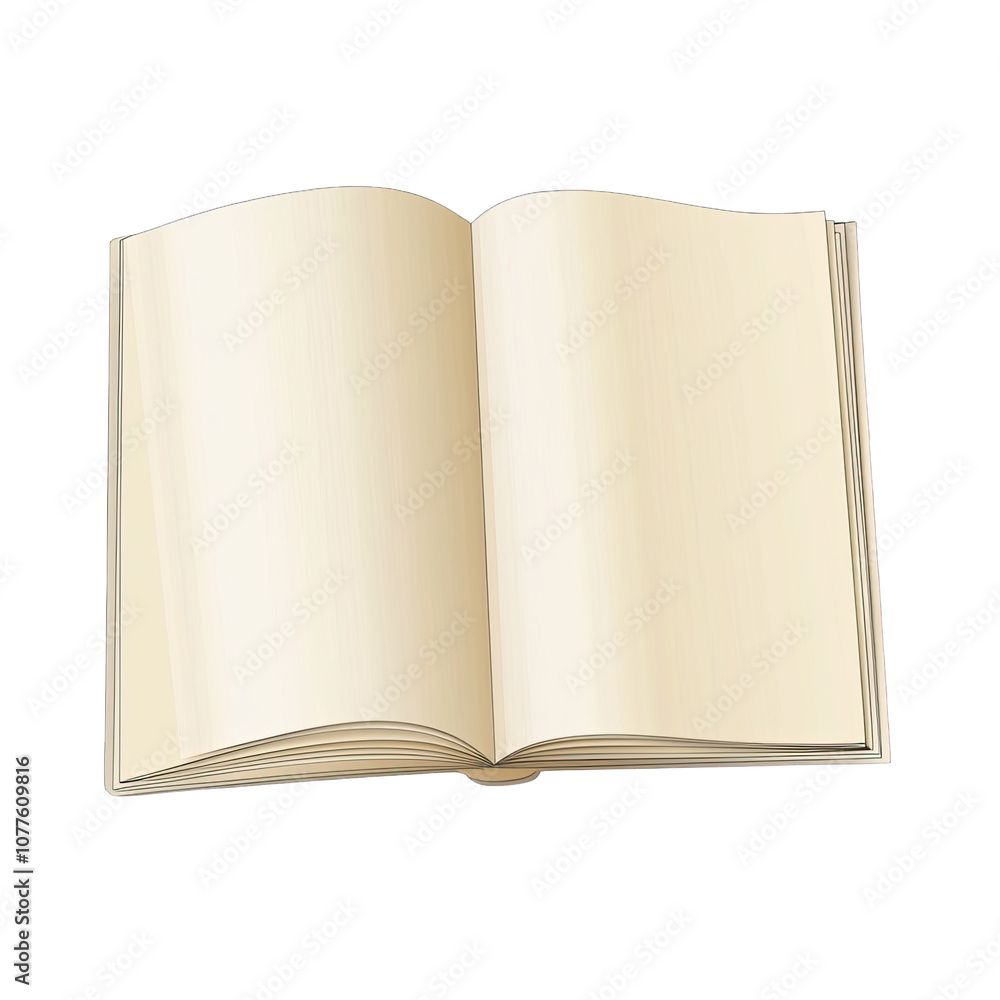 Vector Mockup Template of Blank Closed Magazine or Booklet Design Vector Mockup Template of Blank Closed Magazine or Booklet Design