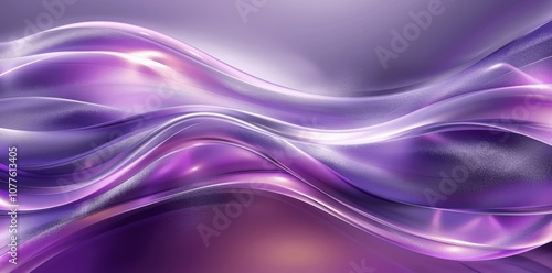Wallpaper Mural Elegant Purple and Silver Waves Background Torontodigital.ca