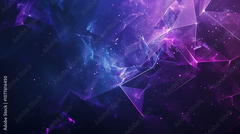 Abstract Purple and Blue Geometric Background Abstract Purple and Blue Geometric Background