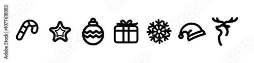 Pack de Iconos Navideños Minimalistas
