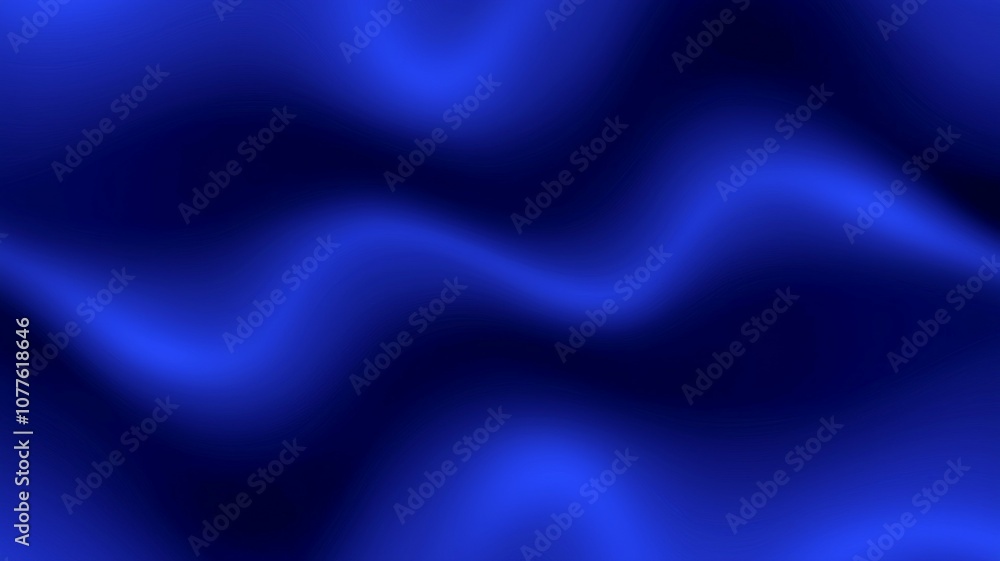 Obraz premium A blue wave with a blue background