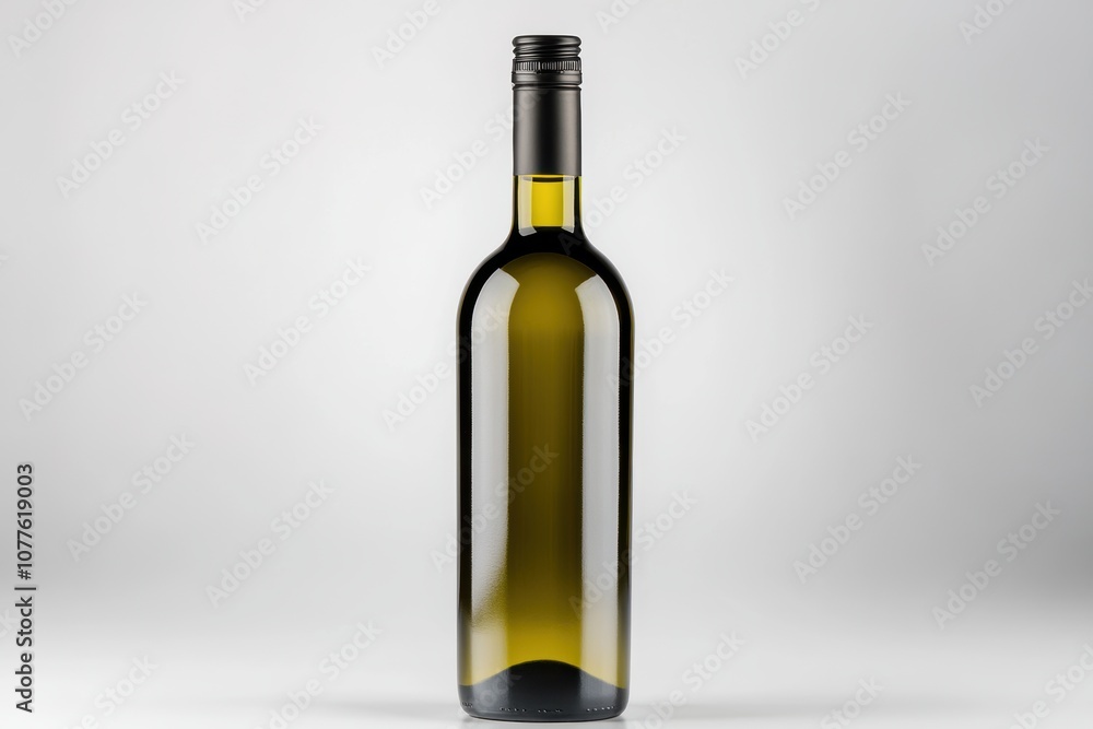 Bottle of white wine, Elegance in simplicity - a perfect pairing for fine dining. Bottle of white wine, Elegance in simplicity - a perfect pairing for fine dining.