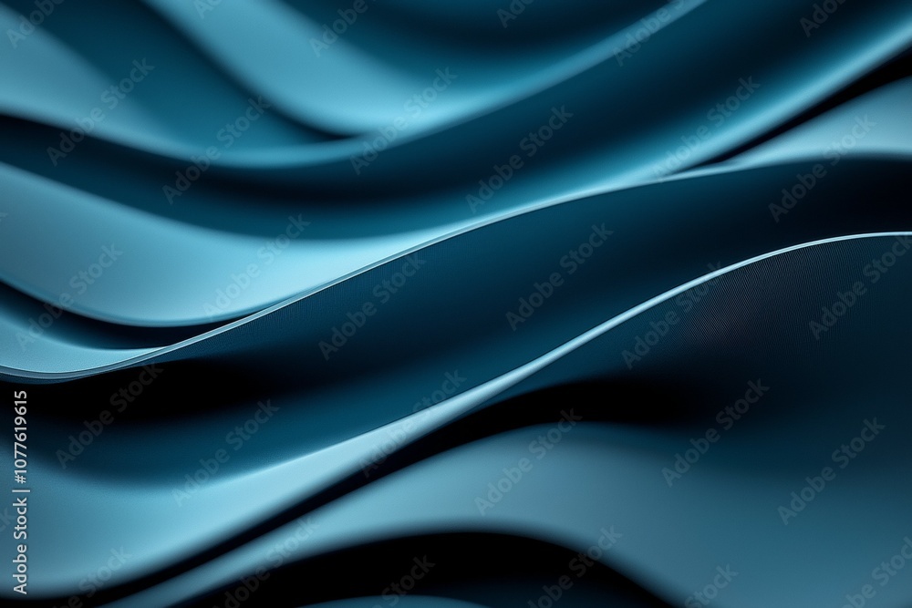 The image is a blue wave with a lot of detail The image is a blue wave with a lot of detail