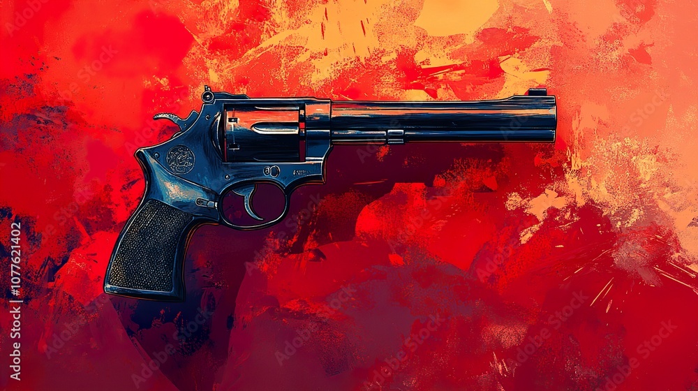 Gun Violence: A Powerful Abstract Expression of a Social Issue Gun Violence: A Powerful Abstract Expression of a Social Issue