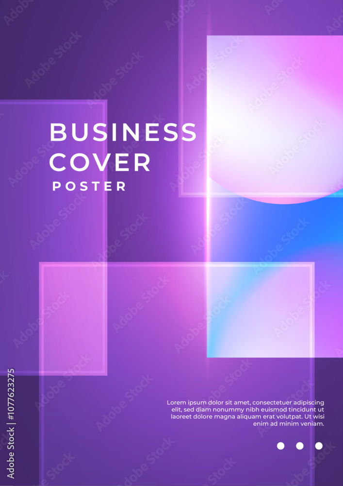 Purple Violet Blue And White Abstract Shape Cover Poster Design Background Purple Violet Blue And White Abstract Shape Cover Poster Design Background