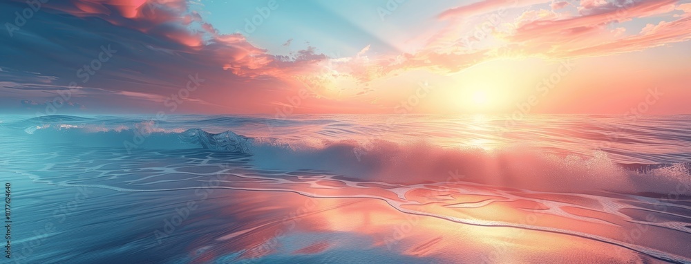 Obraz premium Soft Sunset Gradient