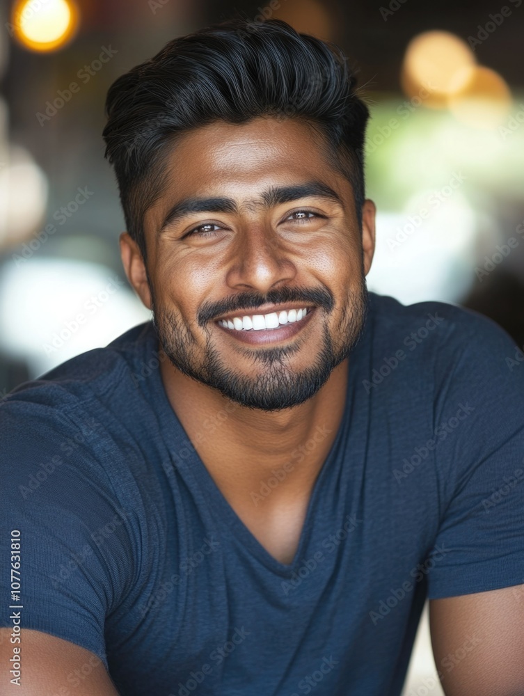 Smiling Bearded Man Smiling Bearded Man
