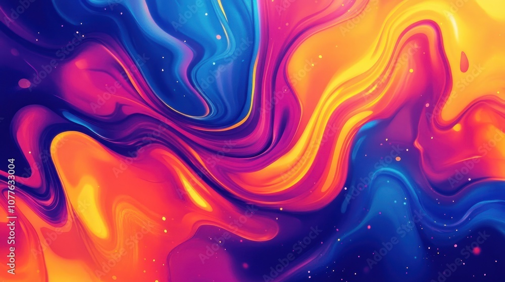 Abstract Swirling Colors Abstract Swirling Colors