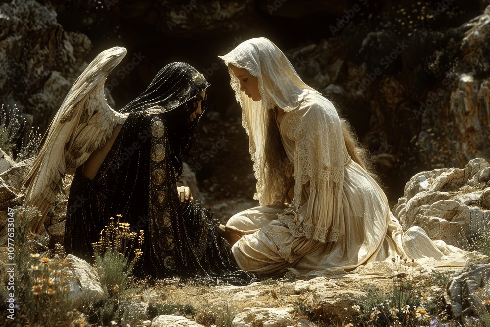 Gabriel's Message to Mary in Gethsemane Gabriel's Message to Mary in Gethsemane