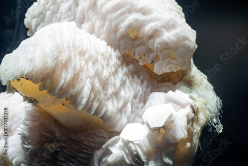 Canvas Print Calcite is a carbonate mineral and the most stable polymorph of calcium carbonate (CaCO3)