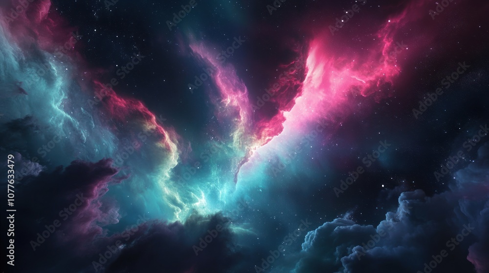 Fototapeta premium Cosmic Nebula