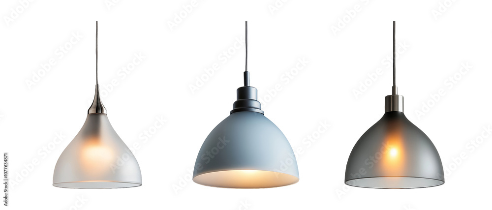 Isolated Pendant Lamps on Transparent Background Isolated Pendant Lamps on Transparent Background