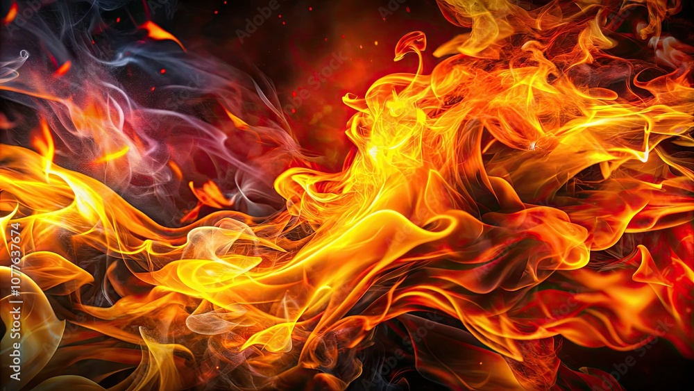 Dynamic Aerial Photography of Fire Animated Background with Vibrant Flames and Smoke Effects for Visual Impact in Media Projects Dynamic Aerial Photography of Fire Animated Background with Vibrant Flames and Smoke Effects for Visual Impact in Media Projects