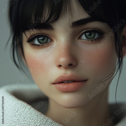 Mesmerizing digital artwork that pushes the limits of imagination and showcases the transformative power of advanced digital technology  This captivating visual masterpiece blends surreal elements
