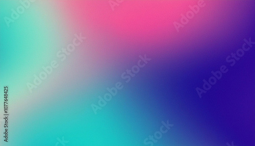 Abstract Gradient Background in Teal, Pink, and