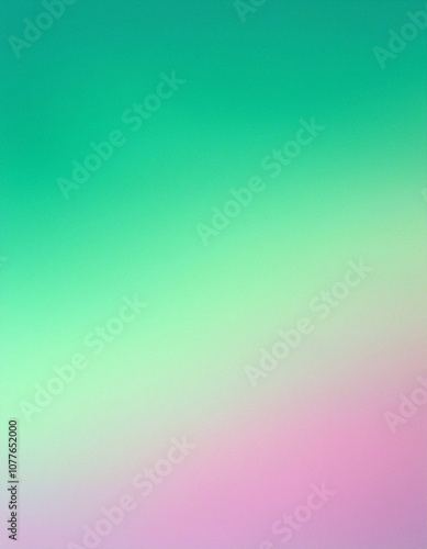 Abstract Green to Pink Gradient Background