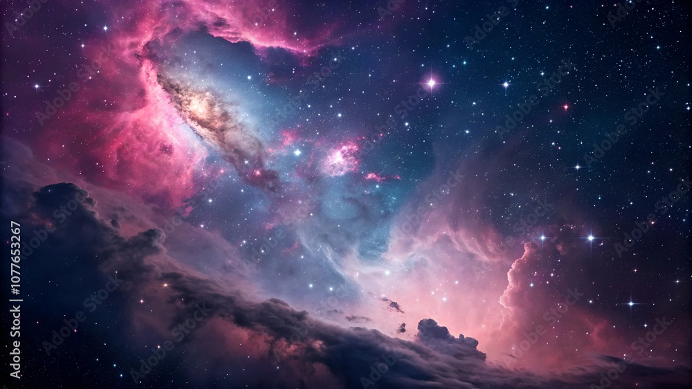 Colorful galaxy nebula, starry night, cosmos, supernova background. Colorful galaxy nebula, starry night, cosmos, supernova background.