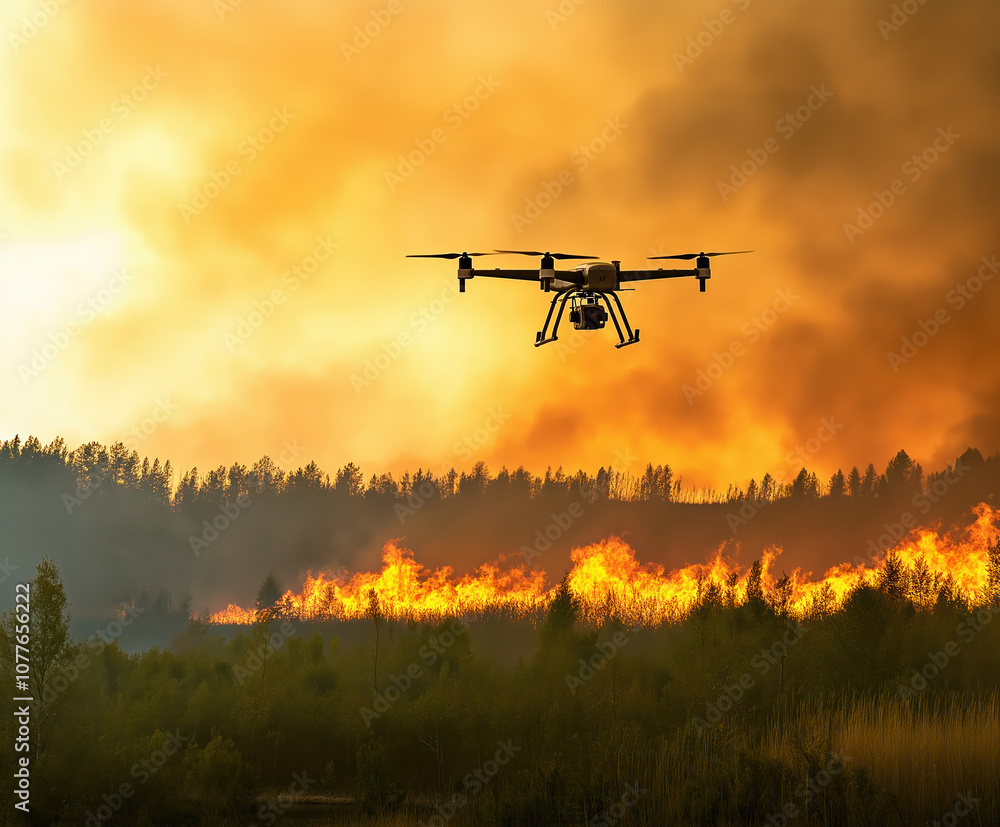 Drones Are Used To Quickly Assess The Situation In The Disaster Area, Search For Survivors, And Provide Emergency Supplies Drones Are Used To Quickly Assess The Situation In The Disaster Area, Search For Survivors, And Provide Emergency Supplies