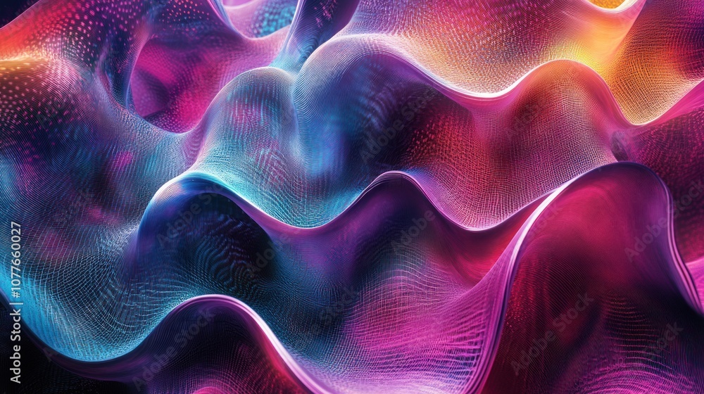 Obraz premium Abstract Colorful Waves