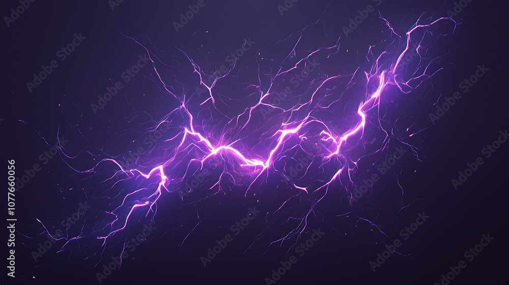 custom made wallpaper toronto digitalpurple electric flash glowing 2d illustration element