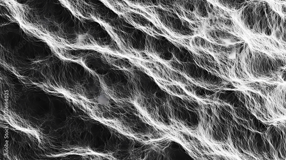 Obraz premium grainy monochrome background with noise. dark and deep waves gradient background. Monochrome. Illustration