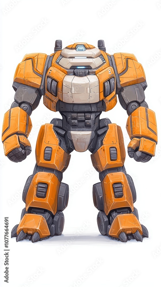 Robot figure, white isolate background Robot figure, white isolate background