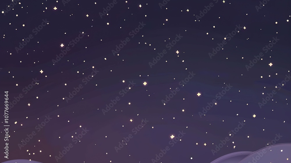Naklejka premium _starry_night_sky_fully_with_the_stars