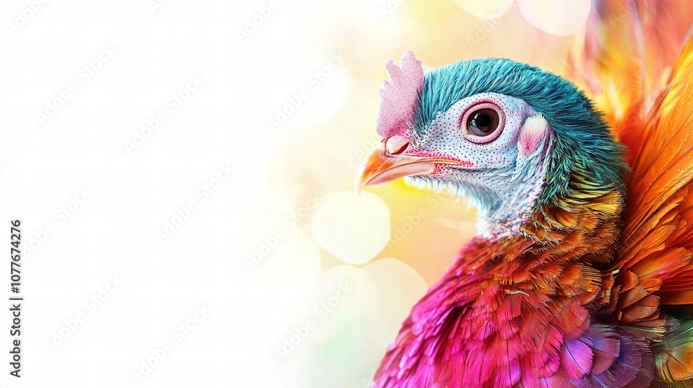 Vibrant and Colorful Turkey Bird Isolated on White Background with Striking Feathers and Unique Features Showcasing the Beauty of Nature's Creatures Vibrant and Colorful Turkey Bird Isolated on White Background with Striking Feathers and Unique Features Showcasing the Beauty of Nature's Creatures