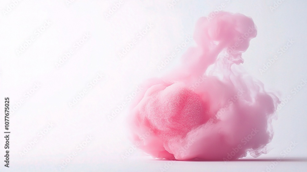 Pink Cotton Candy Isolated on White Background Perfect for Sweet Treats, Carnival Themes, Party Decor, and Summer Celebrations Pink Cotton Candy Isolated on White Background Perfect for Sweet Treats, Carnival Themes, Party Decor, and Summer Celebrations
