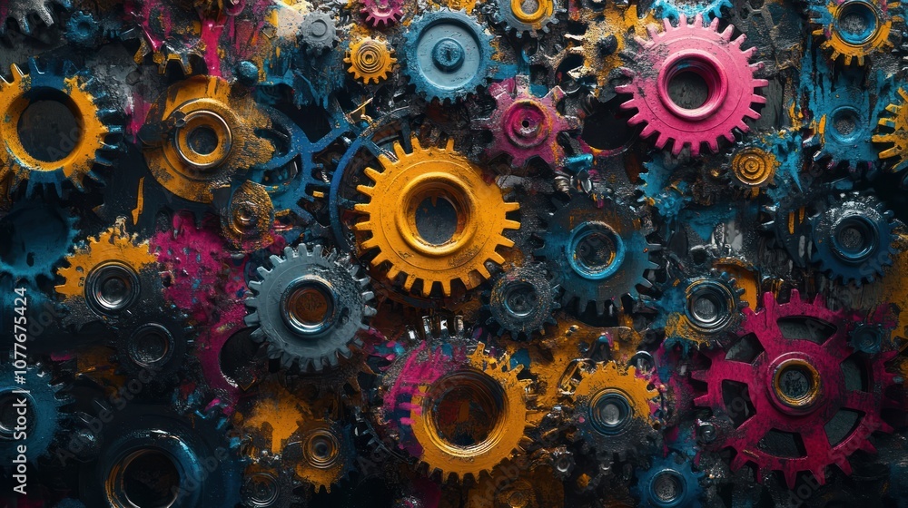 Colorful Gears Colorful Gears