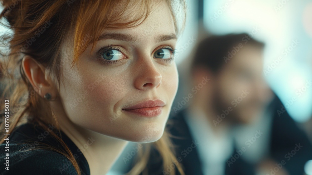 Obraz premium A Woman's Introspection