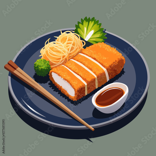 japanese food, tonkatsu