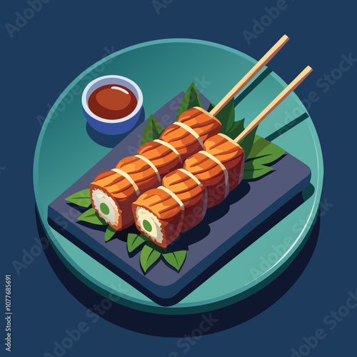 japanese food, yakitori