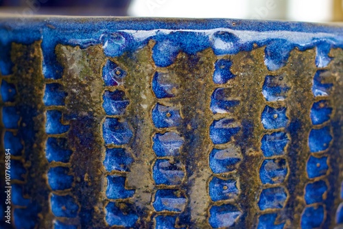 Blue pottery 