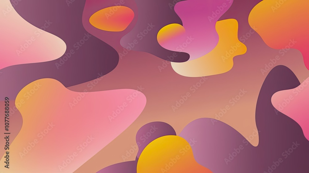 abstract background with fluid shapes and a gradient abstract background with fluid shapes and a gradient