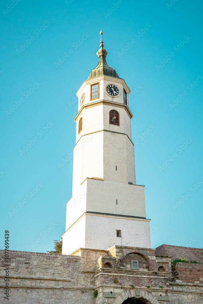 Belgrade Fortress (Kalemegdan) is a symbol of the city, with a picturesque view of the confluence of the Sava and Danube rivers Belgrade Fortress (Kalemegdan) is a symbol of the city, with a picturesque view of the confluence of the Sava and Danube rivers