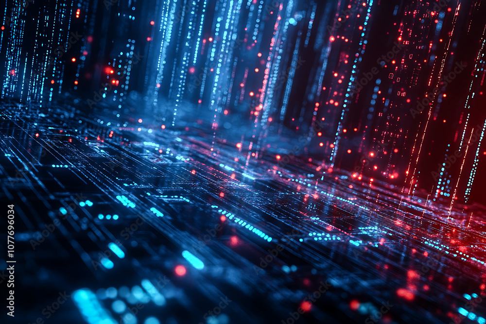 This digital background is ideal for various applications such as tech processes, neural networks, artificial intelligence, data transfer, security, digital storage, multimedia presentations, scientif This digital background is ideal for various applications such as tech processes, neural networks, artificial intelligence, data transfer, security, digital storage, multimedia presentations, scientif