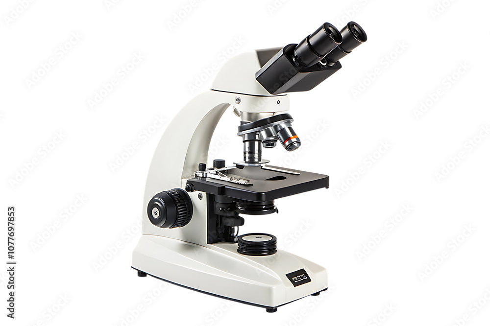 microscope isolated on white background microscope isolated on white background