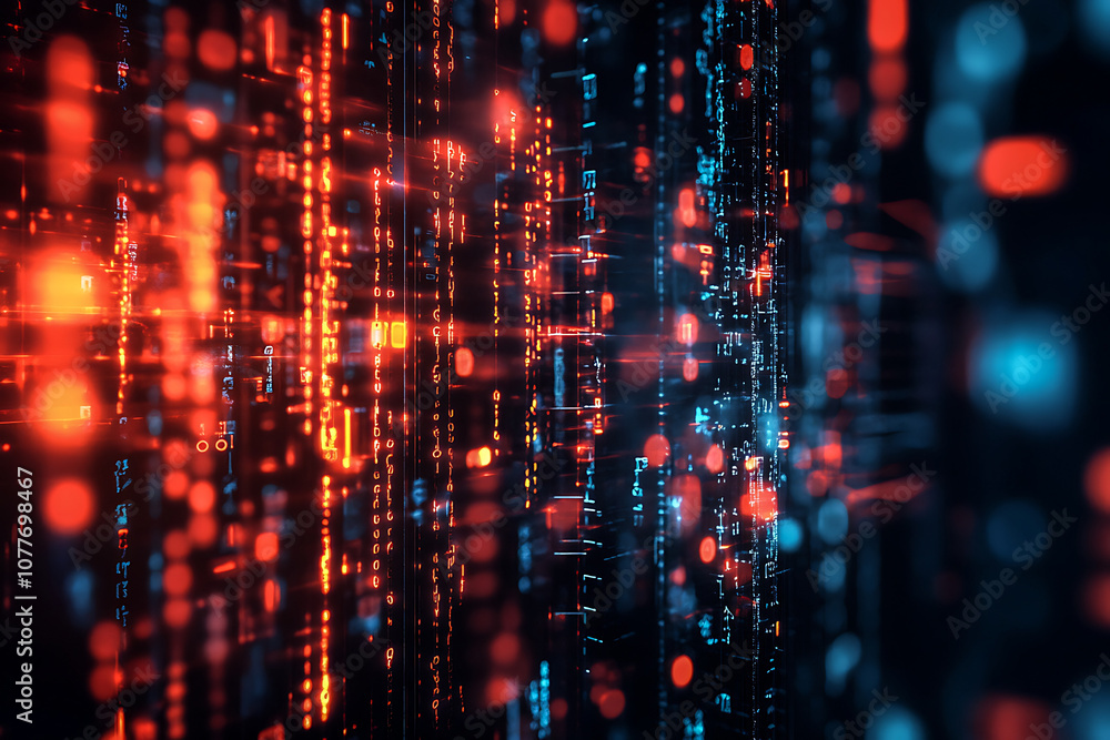 This digital background is ideal for various applications such as tech processes, neural networks, artificial intelligence, data transfer, security, digital storage, multimedia presentations, scientif This digital background is ideal for various applications such as tech processes, neural networks, artificial intelligence, data transfer, security, digital storage, multimedia presentations, scientif