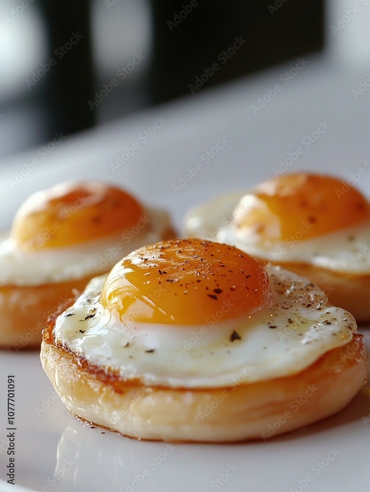 Mini Breakfast Toast with Egg Mini Breakfast Toast with Egg