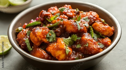 Assorted indo chinese food in group includes non vegetarian or chicken schezwan