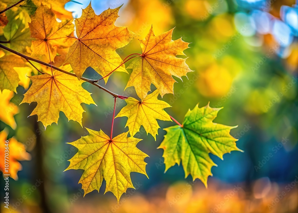 Macro shot: intricate details of autumn leaves. Macro shot: intricate details of autumn leaves.