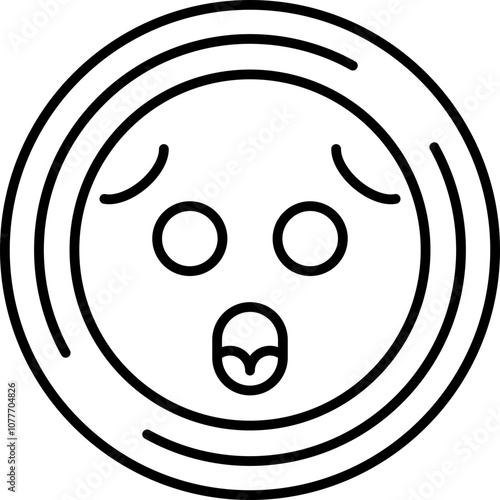Anxious with Sweat Icon