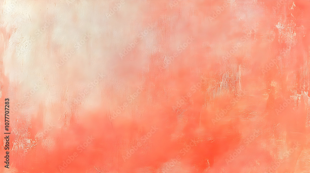 Fototapeta premium Abstract Background with Soft Coral and Cream Tones