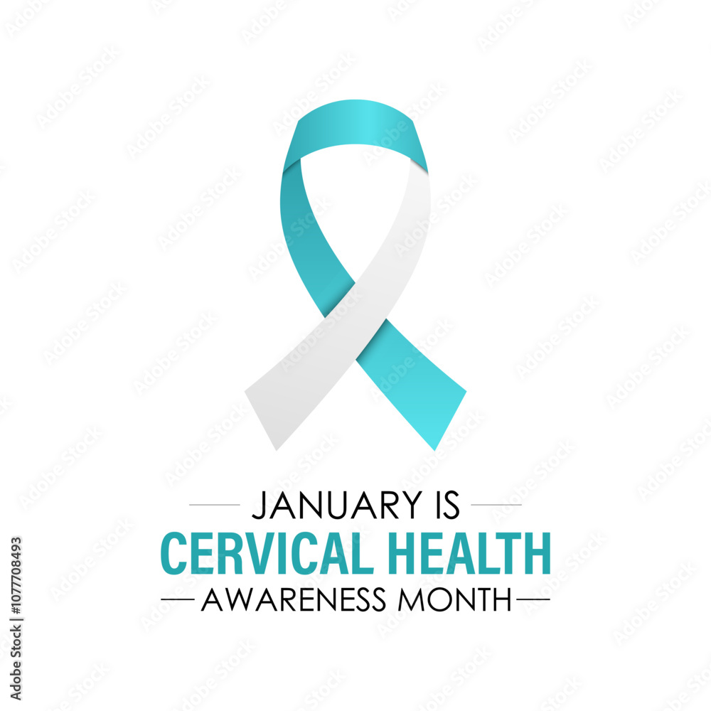 Cervical cancer prevention week of European. Design for cards, prints, social media, poster, flyer and background design template. Cervical cancer prevention week of European. Design for cards, prints, social media, poster, flyer and background design template.